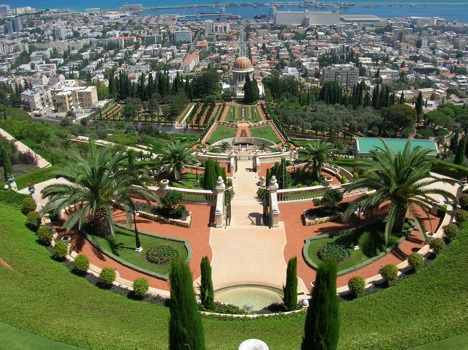 Bahai Gardens in Haifa, Israel